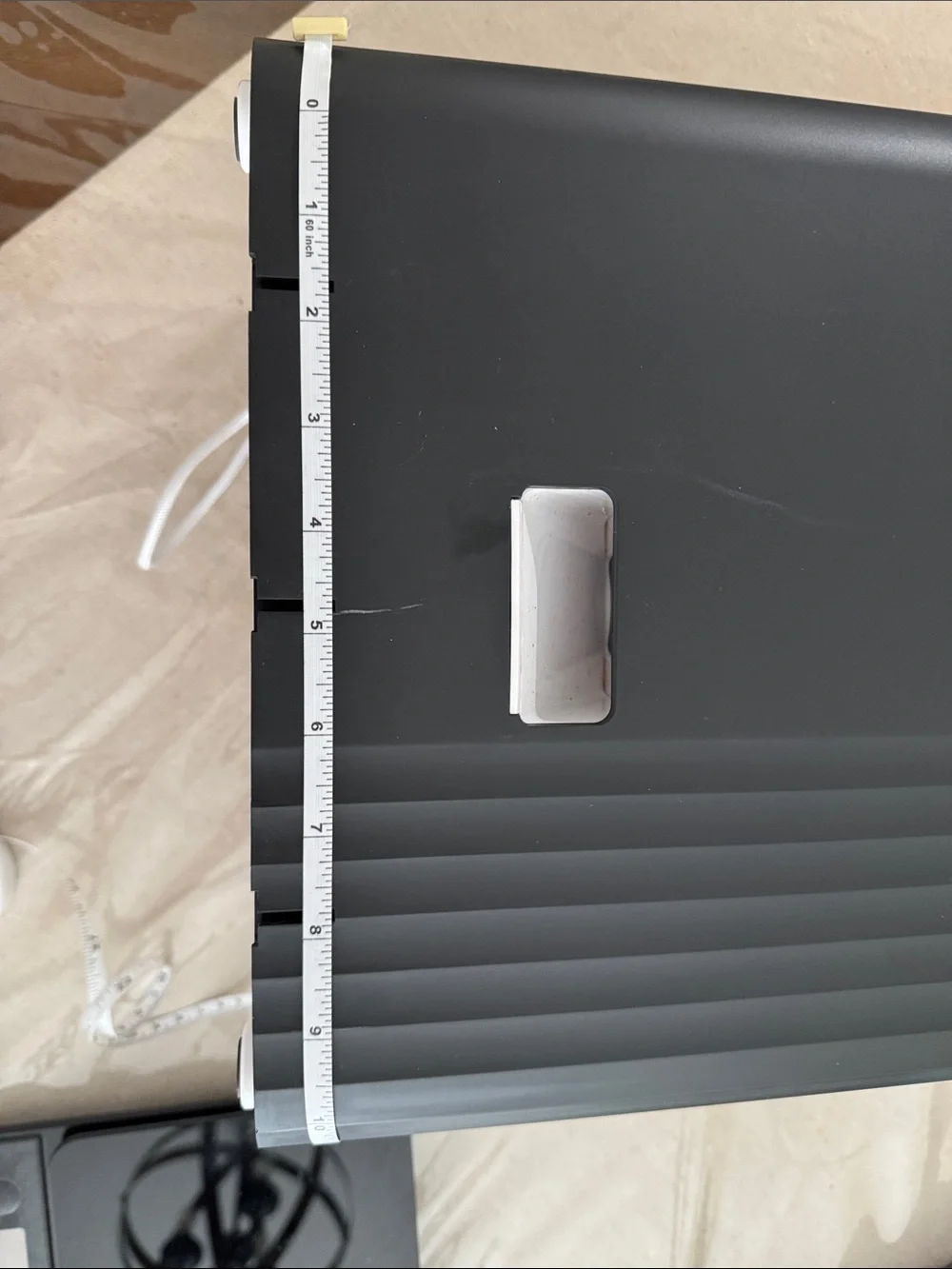 Small Pet Feeder - Black and White Automatic Dispenser